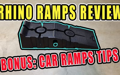 Rhino Ramps 11909 (12,000 lbs. GVW) Review + Bonus: Tips for Using Car Ramps